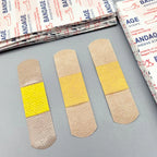 100Pcs Waterproof Breathable Cushion Adhesive Plaster Wound Hemostasis