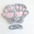 Cat Claw Gloves for Autumn and Winter Warm and Cold Resistant Plush