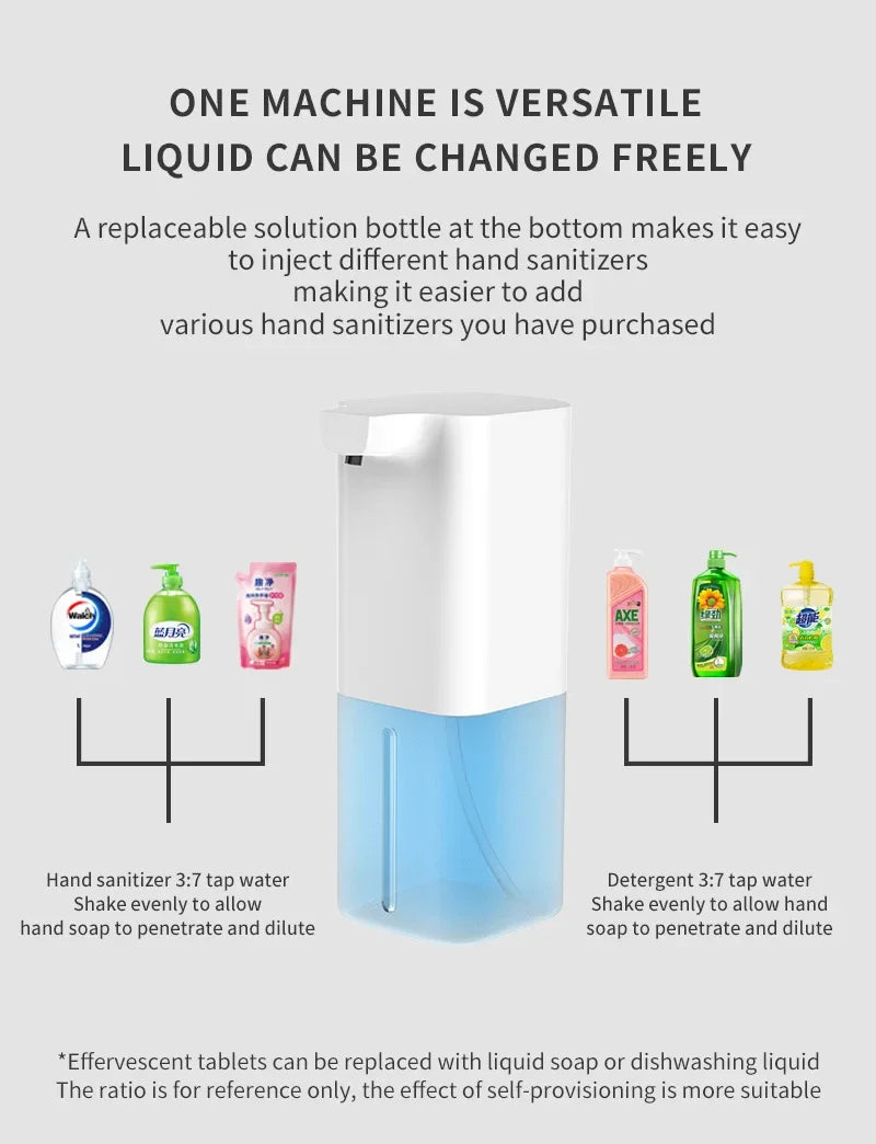 Automatic Soap Dispenser Infrared Sensor Hand Sanitizer USB