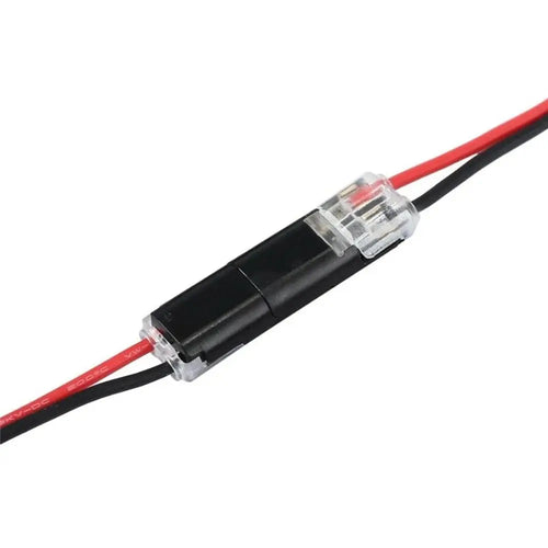 10/25/50PCS Double-Wire Plug-in Connector Pluggable 2 Pin 2 Way Led