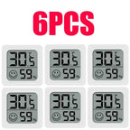 1/3/4/6PCS Mini LCD Digital Thermometer Hygrometer Indoor Room
