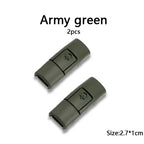 New Colorful Shoelaces Press buckle Metal Shoelace Clip Press Lock