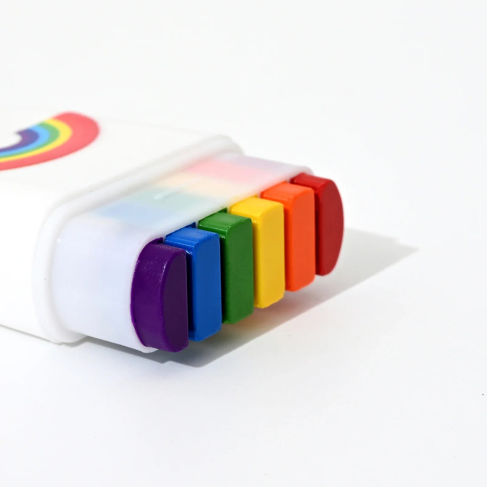 2PCs Rainbow Crayon Paint Rainbow Birthday Party Colourful Theme Party