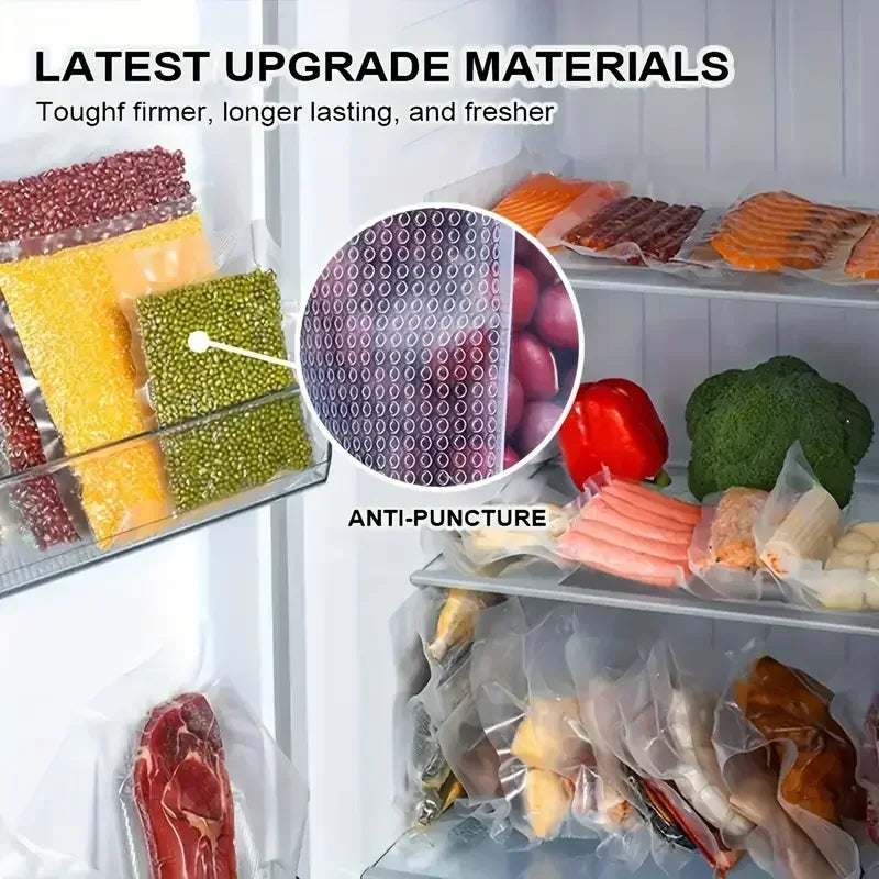 50pcs Vacuum Sealer Bags, Disposable Airtight Compression Bag,