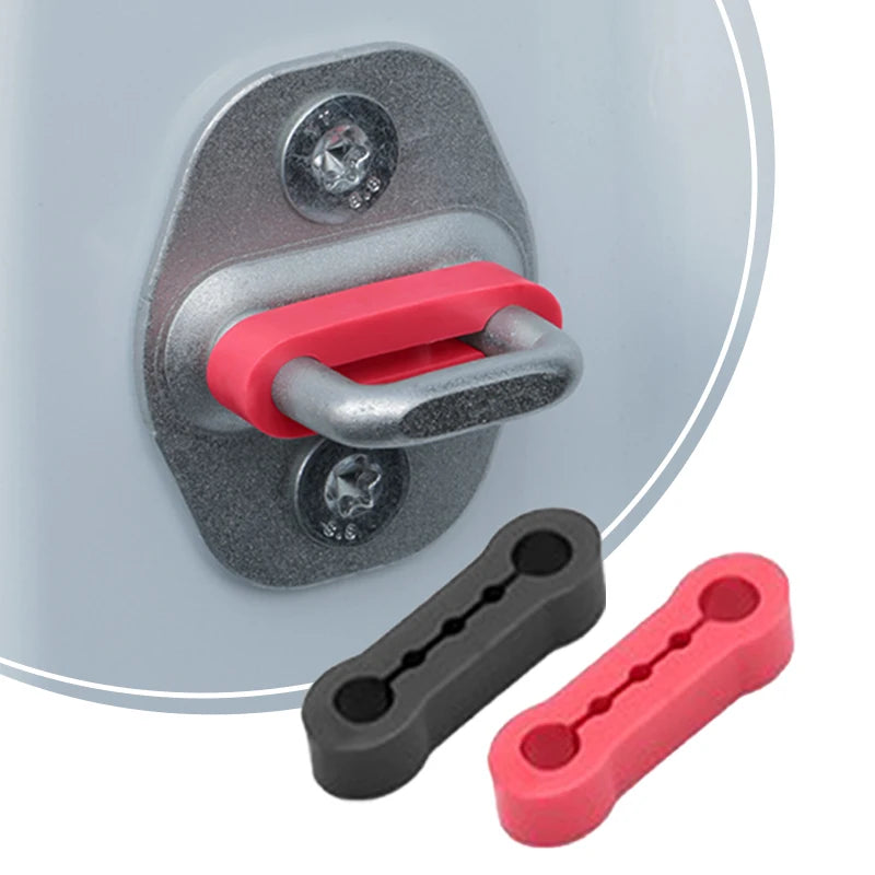 1/4pcs Car Door Shock Absorber Universal Car Door Buckle Soundproof