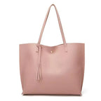 Big Black Shoulder Bags for Women Large Hobo Shopper Bag Solid Color