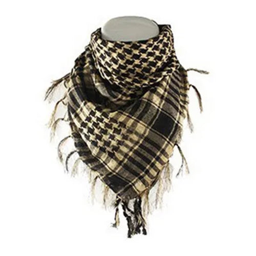 Fashion Military Fashion Lightweight Army Plaid Scarf Unisex Tactical