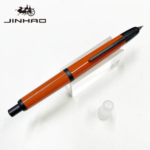 Jinhao 20 Press Retractable Fountain Pen EF/F Nib with Converter Resin