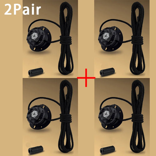 Fashion Swivel Buckle Laces Automatic Shoelace Without ties Kids Adult