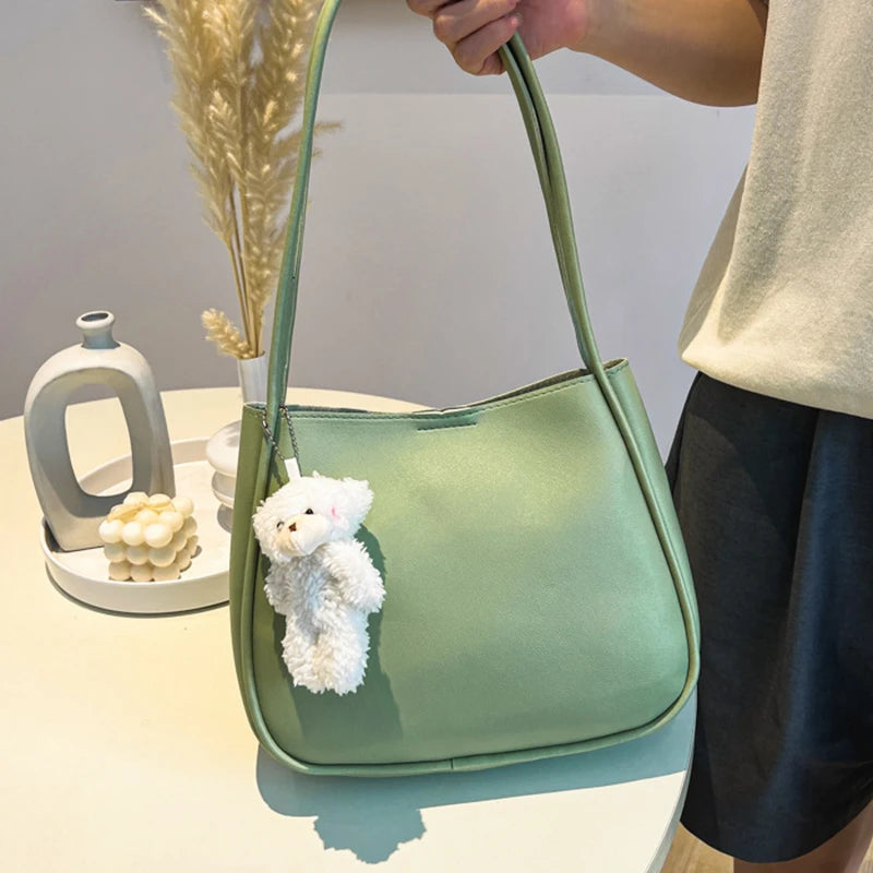 Simple And Casual New Popular PU Leather Versatile Shoulder Underarm