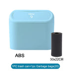 3Pcs Car Trash Can (with Lid) Contains 60 (300) Garbage Bags, Small