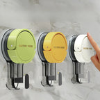 Strong Vacuum Suction Hooks – Traceless No-Drill Wall Hooks for