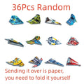 36Pcs DIY Children's Origami Airplane Parent-Child Full-Color Handmade