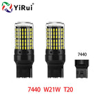 YiRui 2pcs 12-48V New LED Bulbs 144smd Lamp Reverse Turn Signal Light