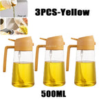 Olive Oil Spray Bottle for Oil Bottle Pouring for Cooking Oil Spices
