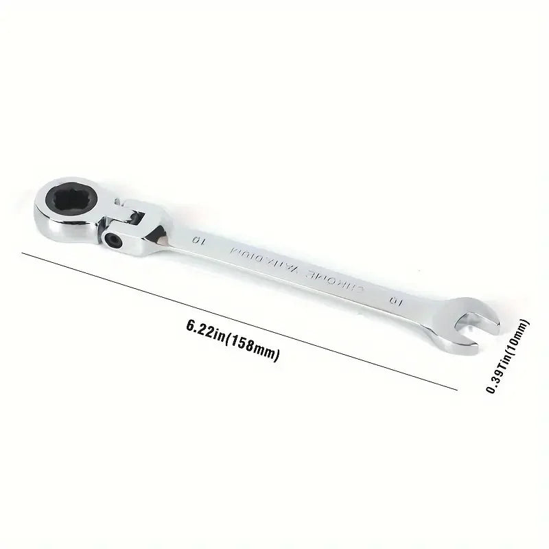 Ratchet Wrench of Keys Spanner Set Hand Tool 72-Tooth Ratcheting
