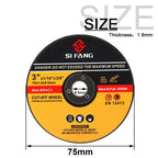 5Pcs/Set 75/115/125mm Metal Cutting Disc Angle Grinder Saw Blade Resin