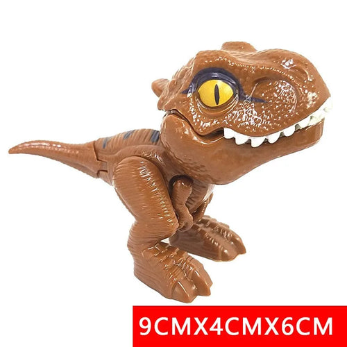 Jurassic Finger Dinosaur Triceratops Tyrannosaurus Model Toys for Kids