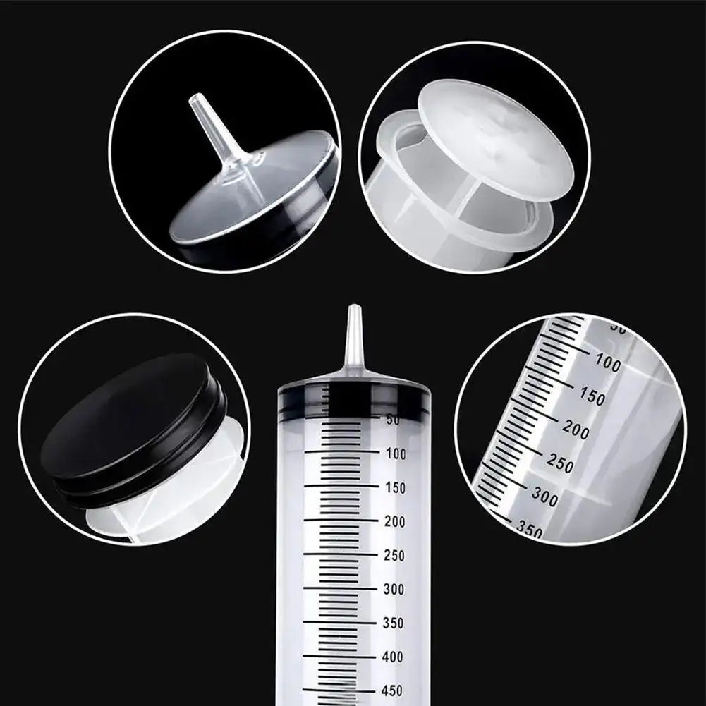 Large Capacity Syringes Reusable Needle Barrel Oil Pump with Scale Oil
