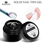 MSRUIOO 10ml Clear Solid Nail Tips Gel Long Lasting Bubble-free UV/LED