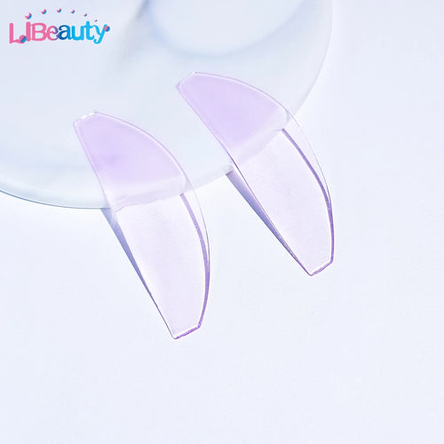 Libeauty 1 Pair Korean Lash Lift Shields Flat Reusable Self Adhesive