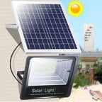 JVEE 30W 1000mAh Solar Flood Lights Remote Control Powered Spotlight