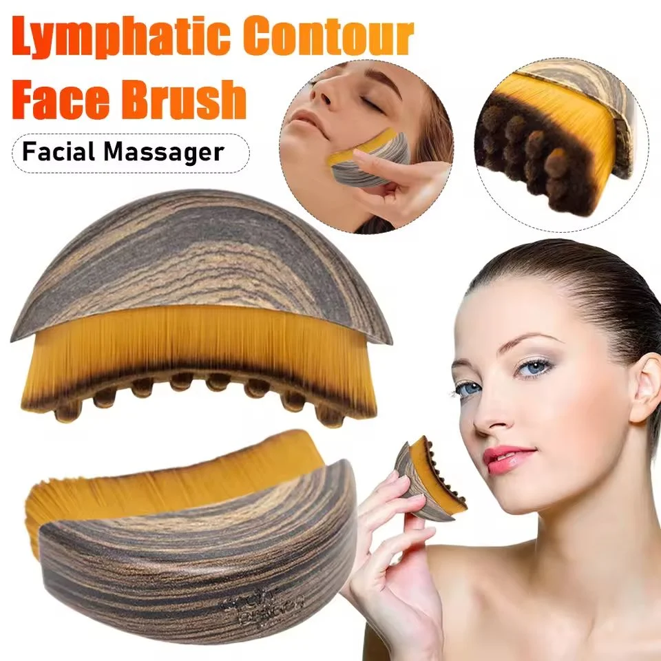Lymphatic Contour Face Brush Lymphatic Drainage Reduce Puffiness