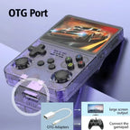 R36S Retro Handheld Game Console - 3.5 Inch IPS Screen,