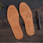 Real Cowhide Insole Leather Shoes Boots Shoe Inserts Soft Breathable