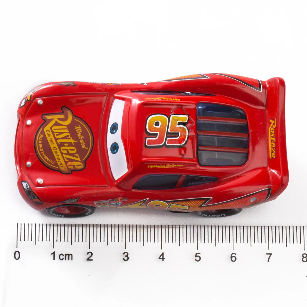 Cars Lightning McQueen Alloy Metal Mater Model Car 1:55 Diecast