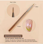 9PCS Nail Brush Liner DIY Painting Pen Manicure Acrylic Drawing Brush