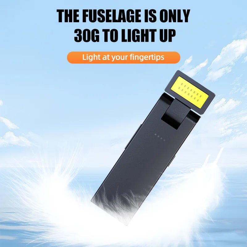 Magnetic Work Light Rechargeable COB Flashlight  Suitable for Night