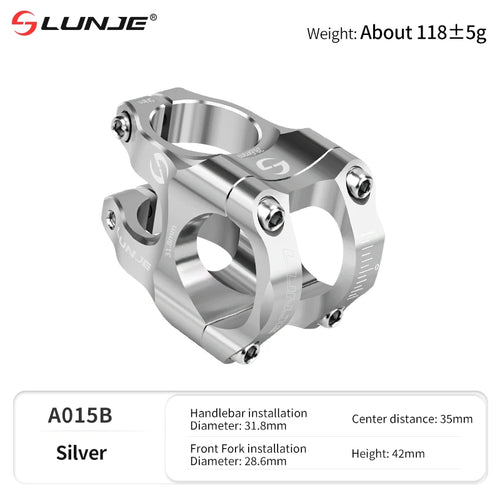 MTB Road Bike Stem CNC Mountain Bicycle Bridge Short Power 31.8mm High