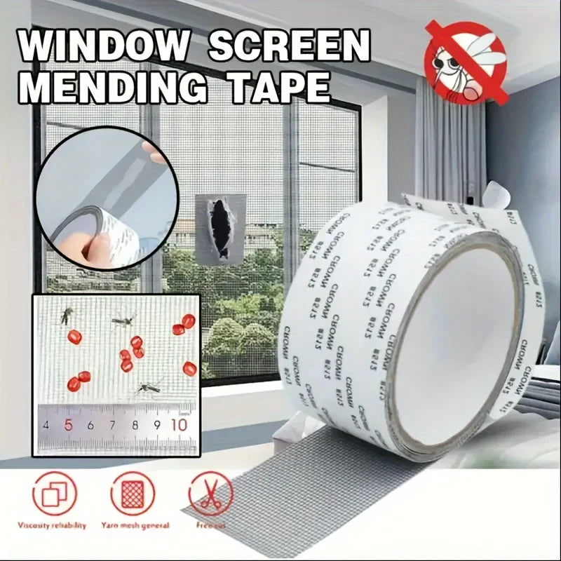 Anti-mosquito Mesh Window Net Screen Repair Tape Repair Broken Hole