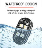 Wireless Light Aircraft Airplane Helicopter Warning Lights RGB Led