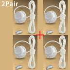 Fashion Swivel Buckle Laces Automatic Shoelace Without ties Kids Adult