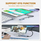 Aluminum Alloy Splitter Multi-function One Drag Four Hubs Hub Expander
