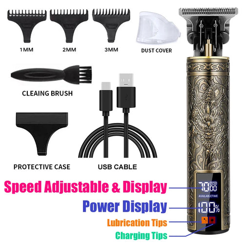 Carving Hair Clipper Professional Hair Cutting Machine Barber