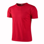 Men Women Quick Dry Short Sleeve Sport T Shirt Gym Jerseys Fitness