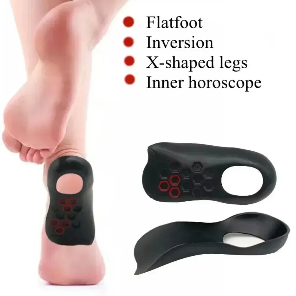1 Pair Orthotic Insoles For Flat Feet O-Shaped Legs And Plantar