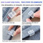 4~10PCS Invisible Leg Shortening Clip, Non-Slip Pants Edge Clip, Quick