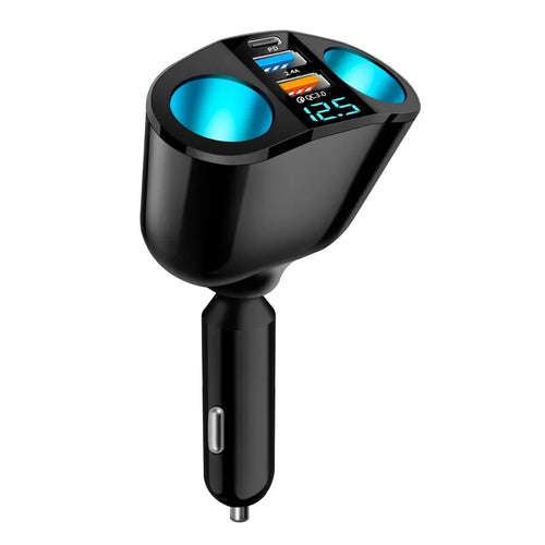 Multiple Devices Can Be Charged at the Same Time with Digital Display