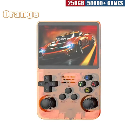 R36S Retro Handheld Game Console - 3.5 Inch IPS Screen,