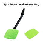 Car Window Cleaner Brush Kit Microfiber Windshield Cleaning Tool Auto