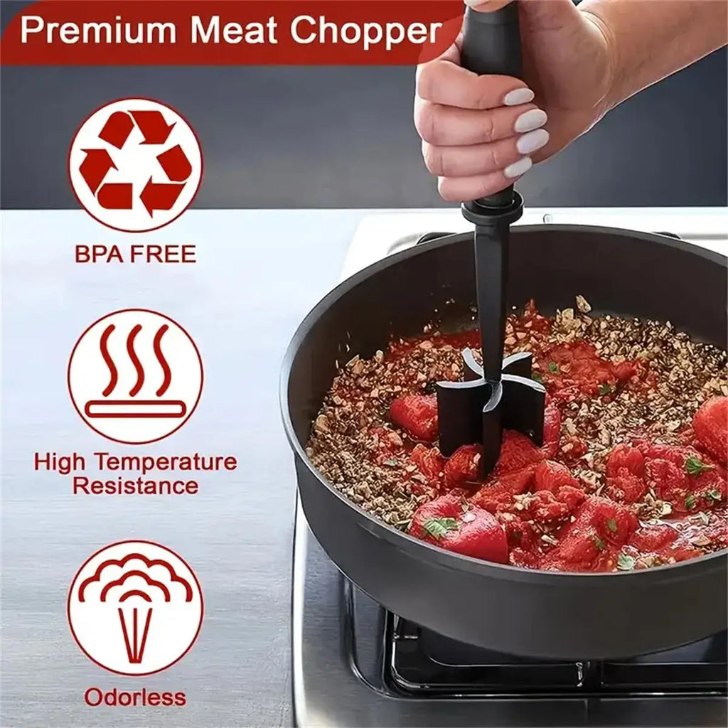 1pc Meat Chopper, Meat Shredder, Heat Resistant Suitable For Hamburger