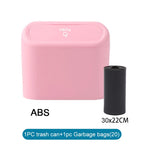 3Pcs Car Trash Can (with Lid) Contains 60 (300) Garbage Bags, Small