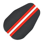 2Pcs Carbon Fiber Car Rearview Mirror Rain Shield Eyebrow Flexible Car