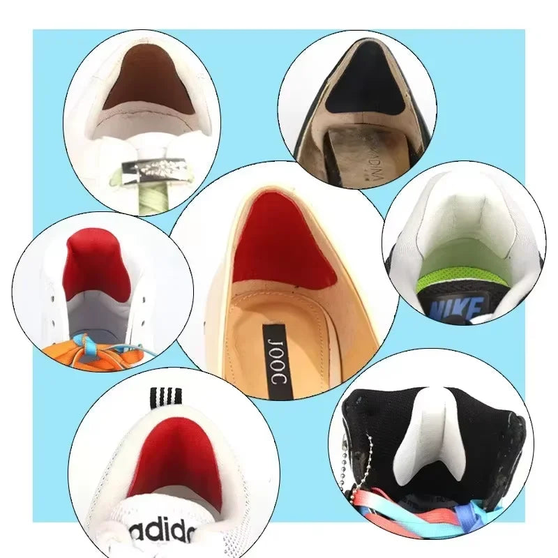 4pcs Sports Shoes Repair Stickers Suede Heel Protector Anti-Wear