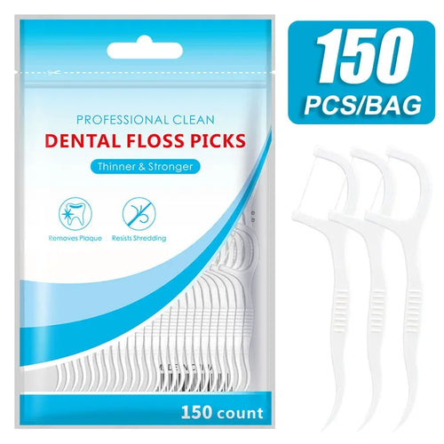 600/PCS Floss Family Pack Ultra-fine Toothpick Disposable Flat Floss