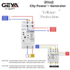 GEYA G2R ATS Mini Automatic Transfer Switch 220V Din Rail Dual Power